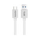 ADATA 100CM USB Type-C to USB-A 3.1 Data Cable - Silver